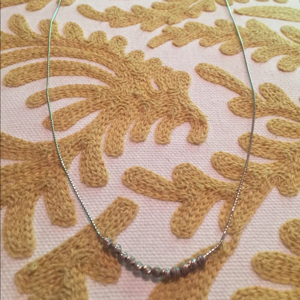 Dainty Silpada Pebble Necklace 16”
